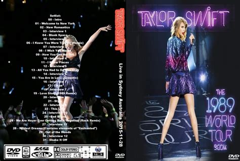 Taylor Swift 2015-11-28 The 1989 World Tour, Sydney, Australia DVD ...