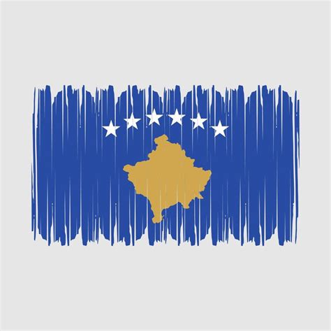 Kosovo Flag Vector 20834396 Vector Art at Vecteezy