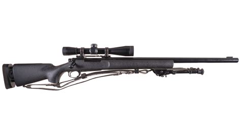 U.S. Marked Remington Model 700 M24 SWS Bolt Action Sniper Rifle | Rock ...