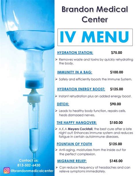 IV Vitamin Nutritional Hydration Therapy - Brandon Medical Center