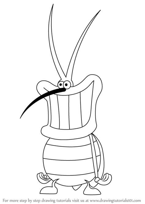 Learn How to Draw Dee Dee from Oggy and the Cockroaches (Oggy and the Cockroaches) Step by Step ...