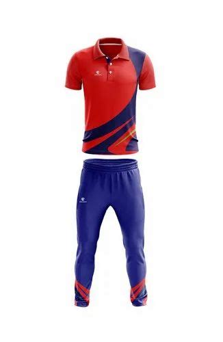 T-shirts & Vests Half Sleeves Colour Cricket Team Uniforms, Packaging ...