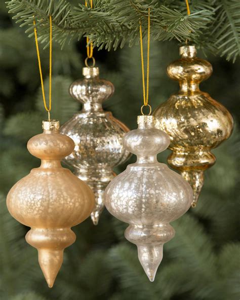 Silver and Gold Christmas Ornament Set | Balsam Hill