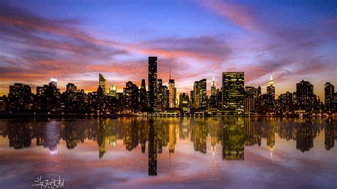 2048x1152 Manhattan Sunset Desktop 2048x1152 Resolution HD 4k Wallpapers, Images, Backgrounds ...