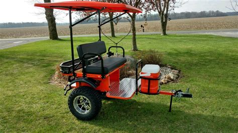 EZ-GO Club Car Yamaha custom built Golf Cart trailer pull behind Tag-a ...