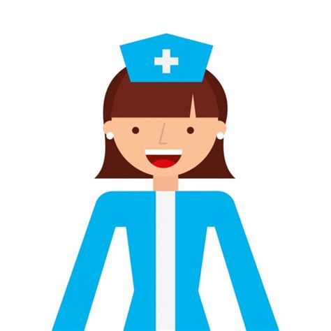 Nurse medical stethoscope woman Stock Vector by ©yupiramos 118291212