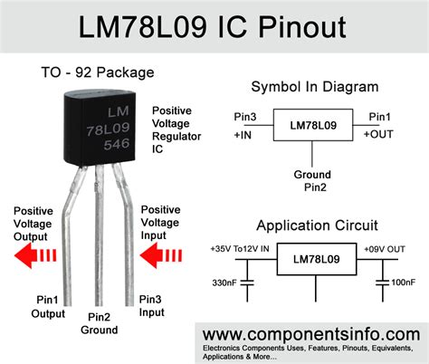 LM78L09 Pinout, Equivalent, Applications, Features