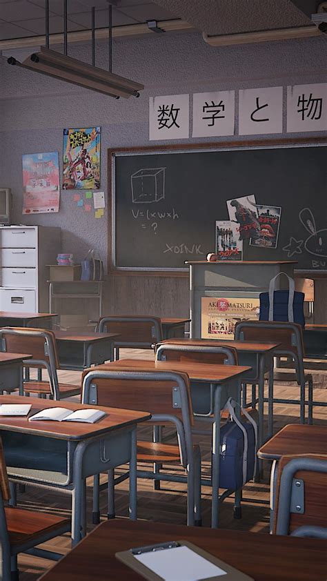 Anime Classroom Wallpapers - Wallpaper Cave