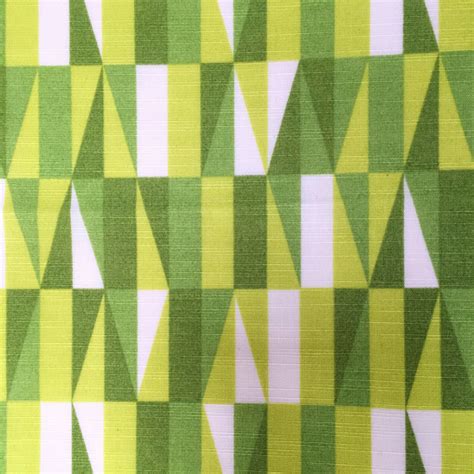 Geometric Vintage Fabric Green Retro Upholstery Fabric Mid | Etsy Sweden