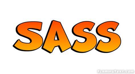 Sass Logo | Free Name Design Tool from Flaming Text