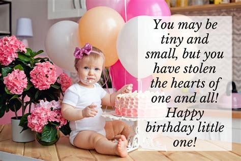 60+ First Birthday Quotes and Captions For A Baby Girl - The Mummy Bubble