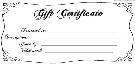 Gift certificate template word, Free gift certificate template ...