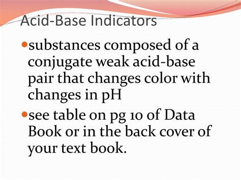 PPT - 6.3- Acid-Base Indicators PowerPoint Presentation, free download ...