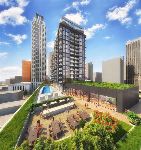 Downtown Atlanta apartment tower atop existing parking garage to launch next month - Curbed Atlanta