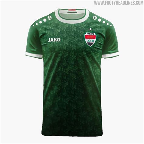 No More Umbro - Jako Iraq 2022 Home & Away Kits Released - Footy Headlines