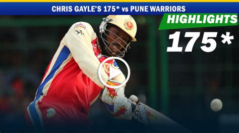 Highlights: Chris Gayle 175* in IPL 2013