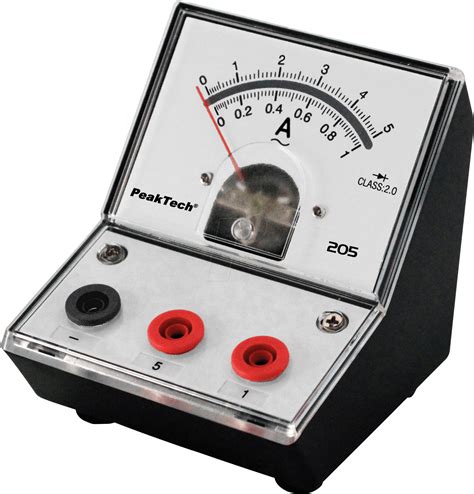 PEAKTECH 205-09 - Amperemeter, analog, Tischgerät, 0 - 1 A / 5 A AC hier online kaufen bei lan.de