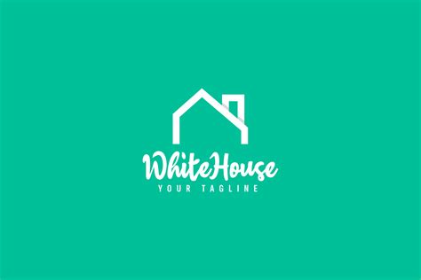 White House logo vector icon illustration 25801786 Vector Art at Vecteezy