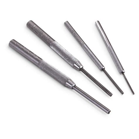 4-Pc. Roll Pin Punch Set - 204459, Gunsmithing at Sportsman's Guide