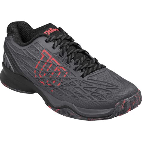 Wilson Mens Kaos Tennis Shoes - Ebony Black - Tennisnuts.com