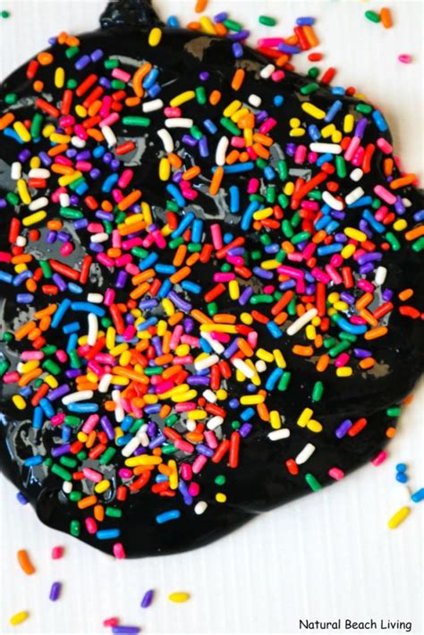 How to Make Black Slime - Birthday Party Jiggly Slime Recipe - Natural ...