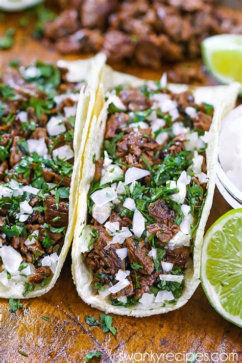 Carne Asada Tacos (Street Taco Style) | Swanky Recipes