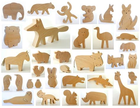 ANY 4 animals Organic wooden toy animals from all by mielasiela, $32.00 ...