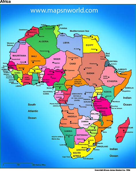 30 Africa Map Label - Labels Design Ideas 2020