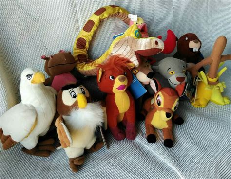 Plush Dolls lot of 12 characters Disney Animal Friends by Walt Disney # ...