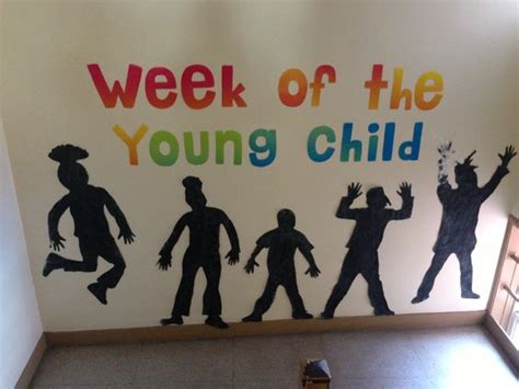 Week of the Young Child display! | PreSchool Life | Pinterest | We, Colors and Hallways