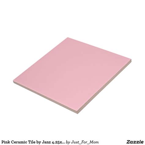 Pink Ceramic Tile by Janz 4.25x4.25 | Zazzle.com | Pink ceramic tile, Ceramic tiles, Custom tiles