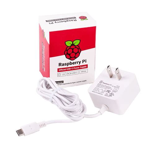 Official US Raspberry Pi 4 Power Supply (5.1V 3A) — JustBoom