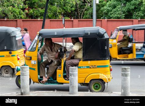 Chennai auto rickshaw hi-res stock photography and images - Alamy