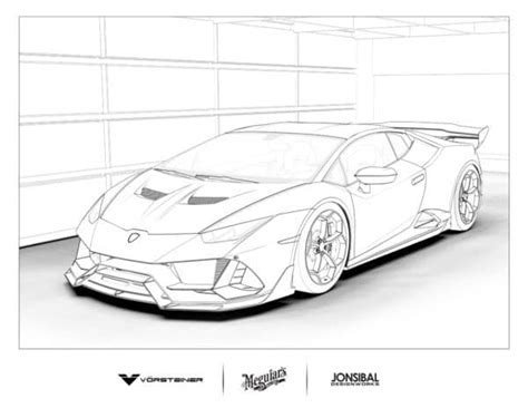 Lamborghini Huracan Coloring Pages Coloring Pages