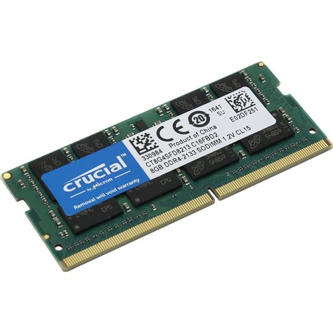 CRUCIAL 8GB 2133MHz DDR4 NOTEBOOK RAM CT8G4SFD8213