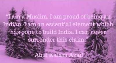 Maulana Abul Kalam Azad quotes in English - QuotesDownload