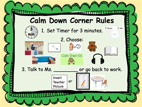 Geeked Out First Grade: Calm Down Corner