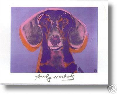 Andy Warhol Pop Art Print MAURICE DACHSHUND DOG Pup | #24745239