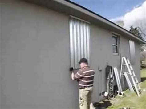 homeowner installation video - hurricane shutters - YouTube