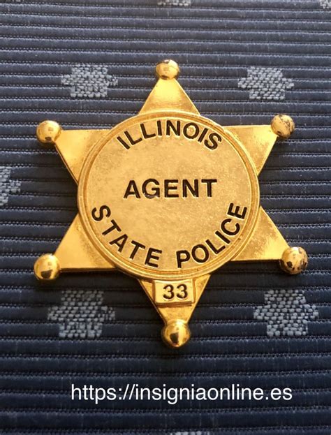 Illinois State Police badge | Police badge, State police, Badge