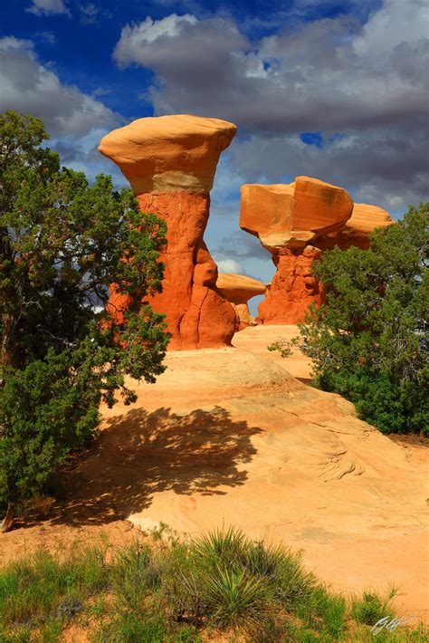 D171 Cool Clouds and Hoodoos, Devils Garden, Utah | Randall J Hodges Photography