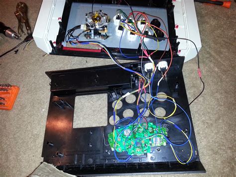 The hand that feeds: Xbox One Controller Mod into fight stick_Just a test