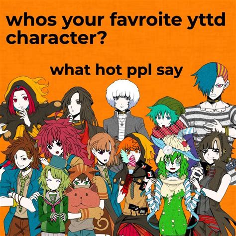 all my favorite yttd characters | Favorite character, Turn ons, Gaming ...