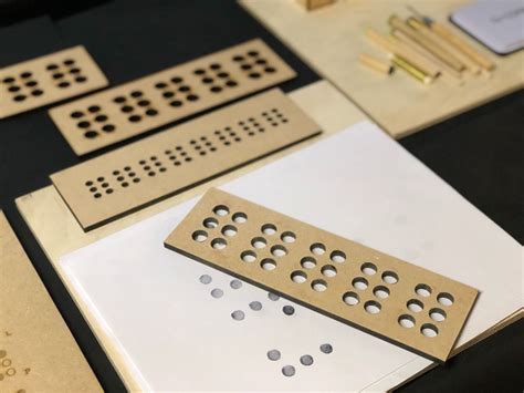 Dot Dot Dot: Braille intro kit for sighted on Pantone Canvas Gallery