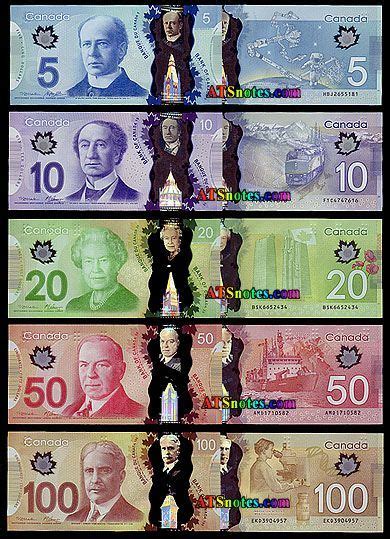 #banknotes #canadian #currency #polymer #plastic #catalog #history # ...