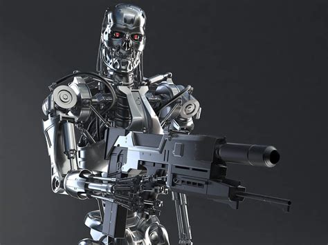 Terminator T800 - 3D Model by SQUIR