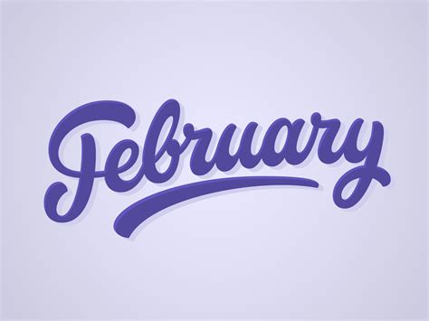 February by Krste Kochev on Dribbble