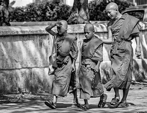 Monks walking - Laos 2011 | In Luang Prabang, Laos. | Flickr