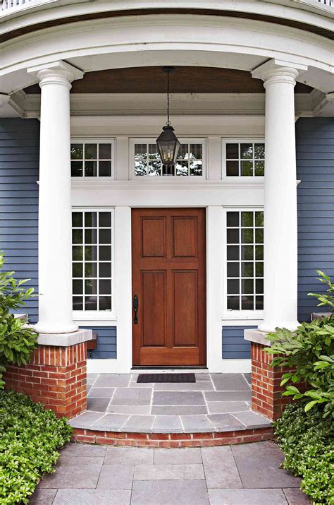 How To Build A Front Door Overhang With Columns - Encycloall