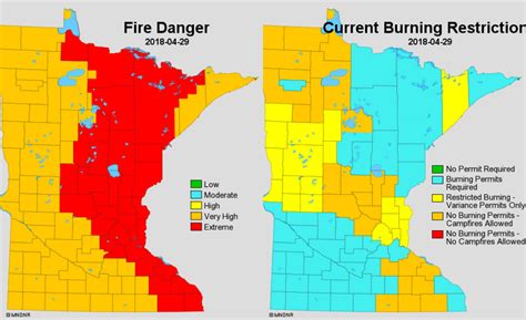 Dangerous fire conditions in Minnesota on Sunday, severe storms Monday ...